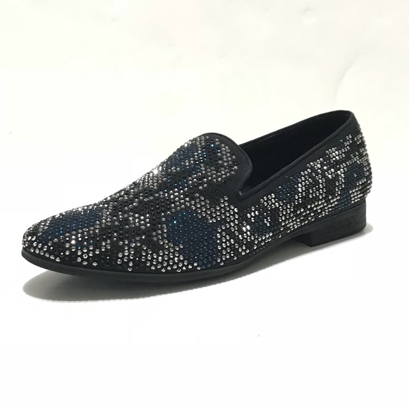 Steve Madden Other - Steve Madden Loafers Snake Print w/ stones